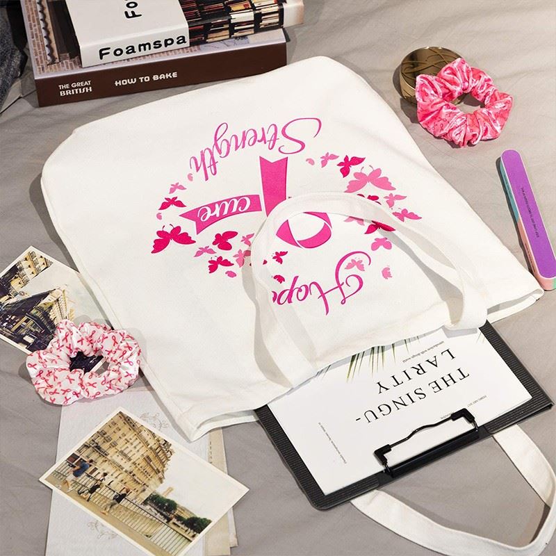 the Cotton canvas tote bags