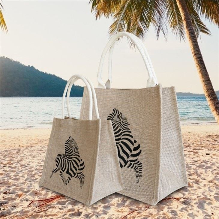 Jute Tote Shopping Bag